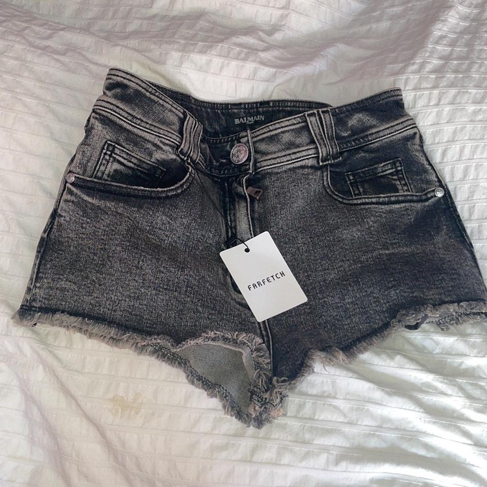 Balmain frayed hem shorts - Picture 5 of 8